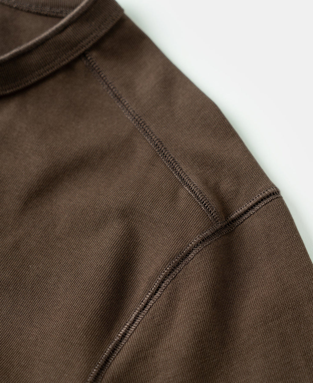 Haut décontracté Henley à manches longues pour homme, marron café, patte de boutonnage, coupe ajustée