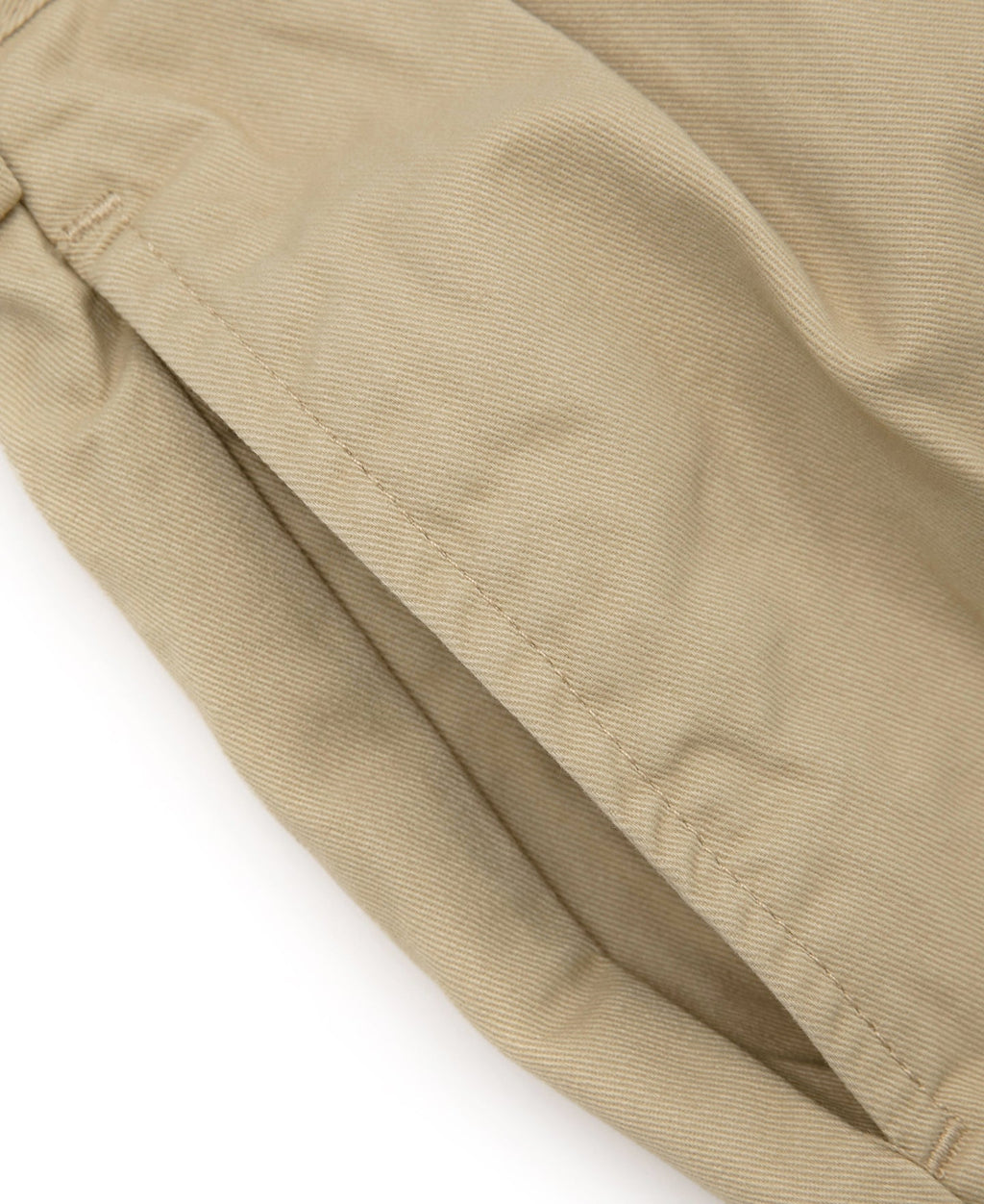 Pantalon chino homme kaki à double pli, coupe décontractée et fuselée