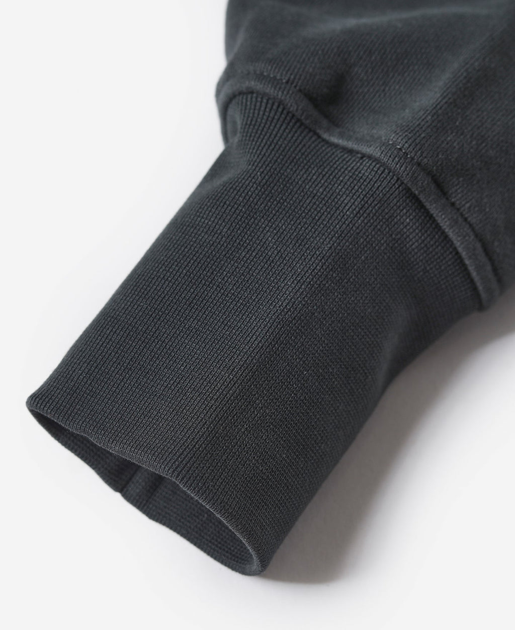 Sweat à capuche zippé en molleton éponge épais noir