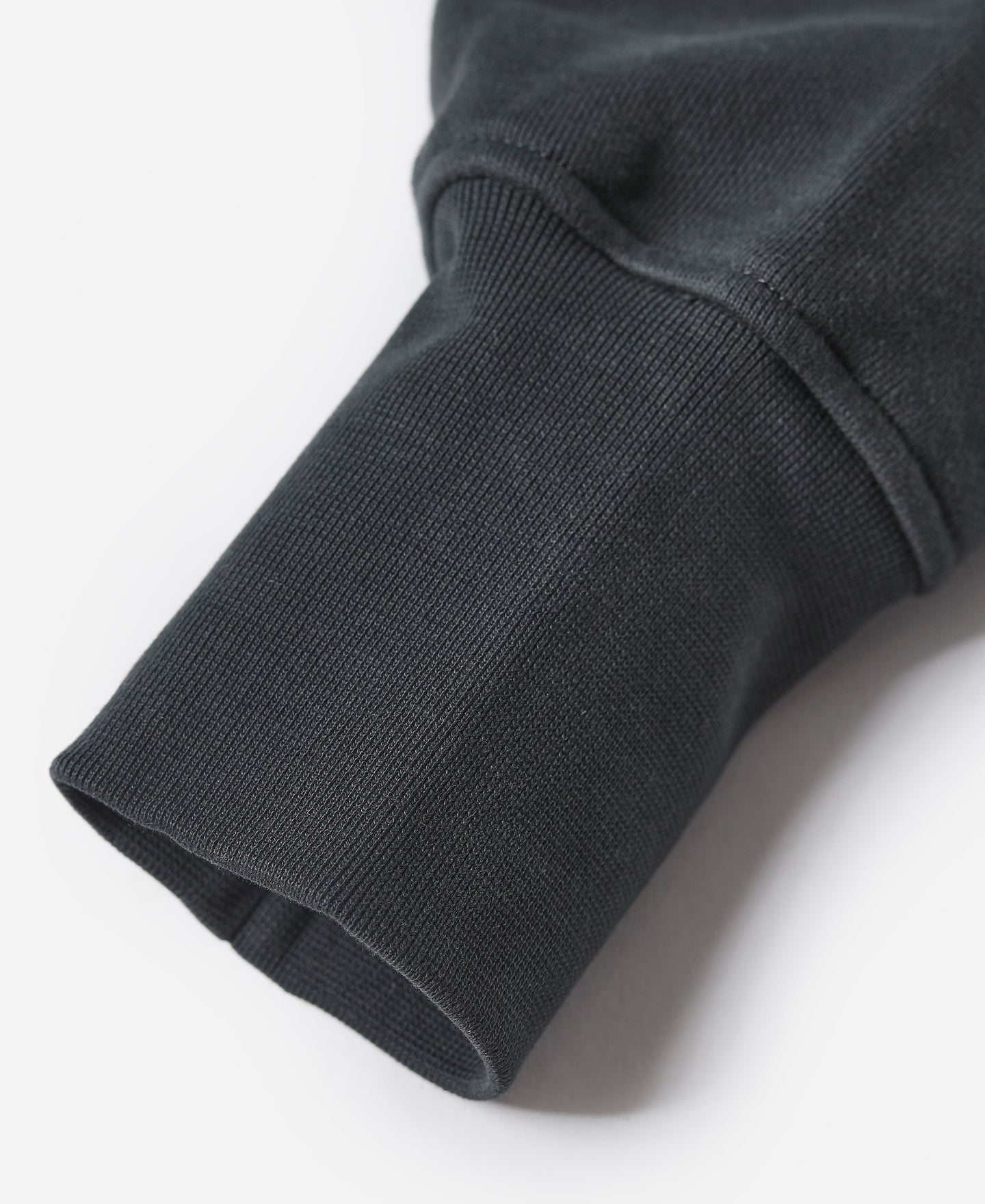 Sweat à capuche zippé en molleton éponge épais noir