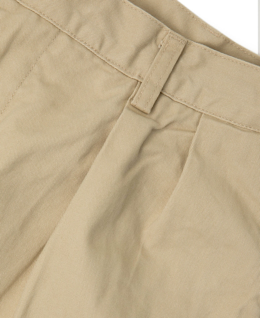 Pantalon chino homme kaki à double pli, coupe décontractée et fuselée