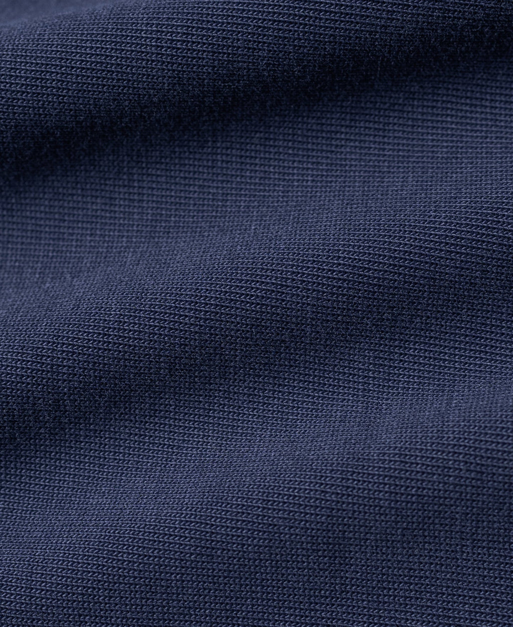 T-shirt en coton épais à col rond et manches courtes, coupe décontractée, couleur marine