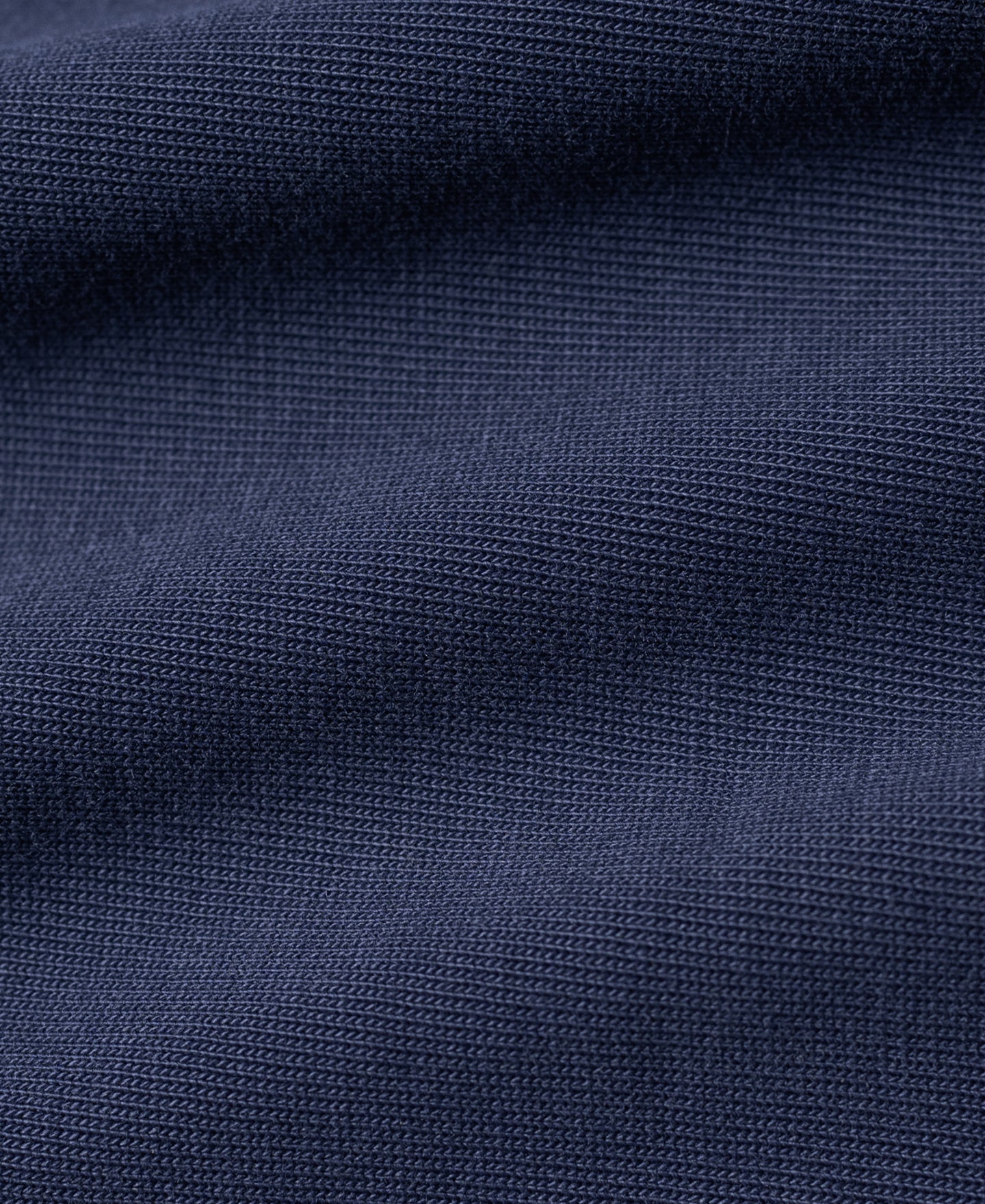 T-shirt en coton épais à col rond et manches courtes, coupe décontractée, couleur marine