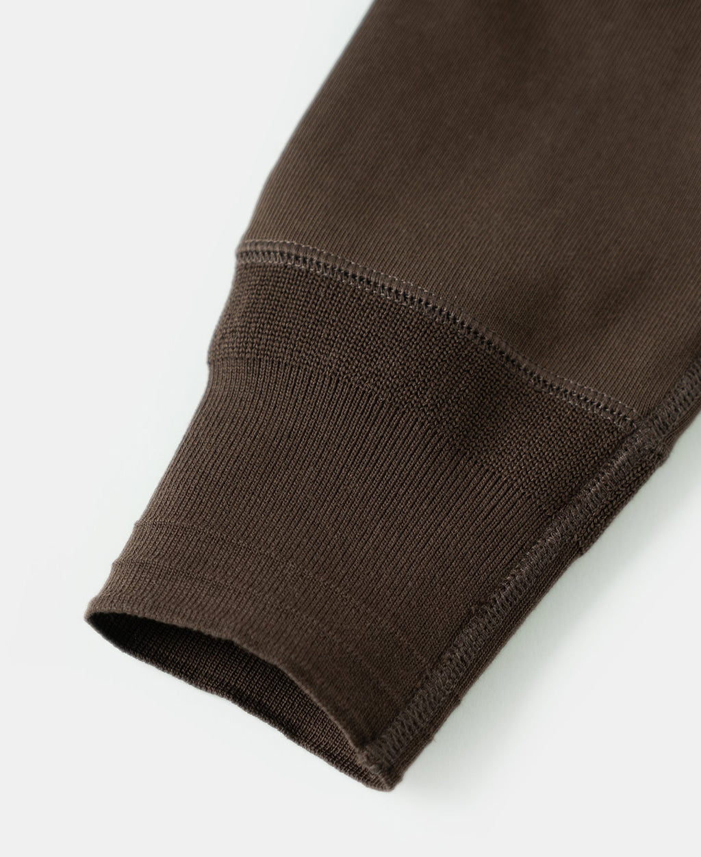 Haut décontracté Henley à manches longues pour homme, marron café, patte de boutonnage, coupe ajustée