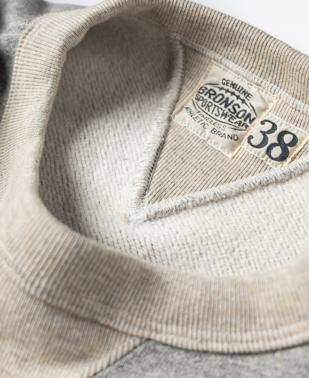 Sweat-shirt ras du cou en molleton gris pour homme, coupe décontractée, manches longues, à enfiler