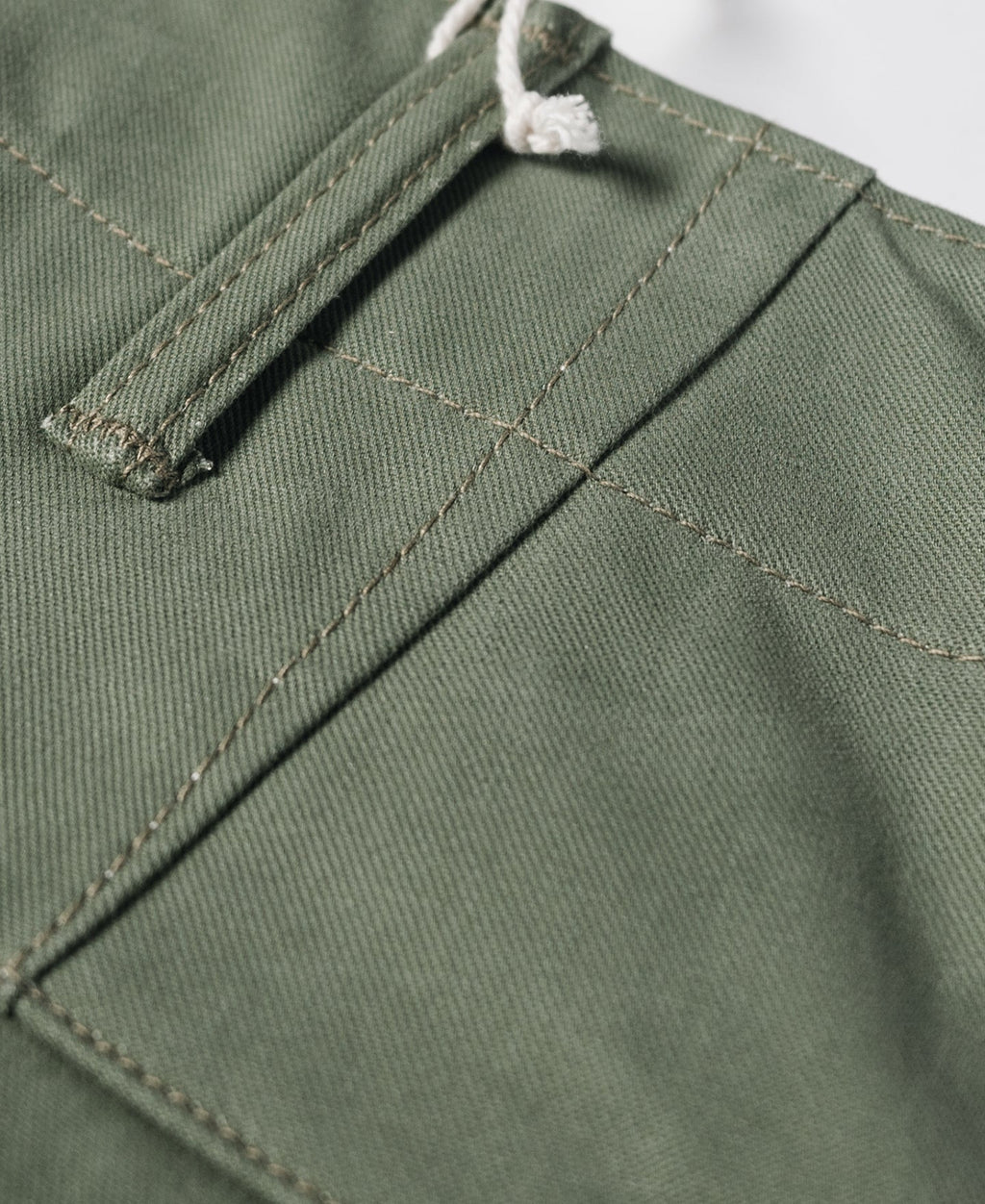 Pantalon Chino Kaki Vert Coupe Droite Style Militaire Vintage