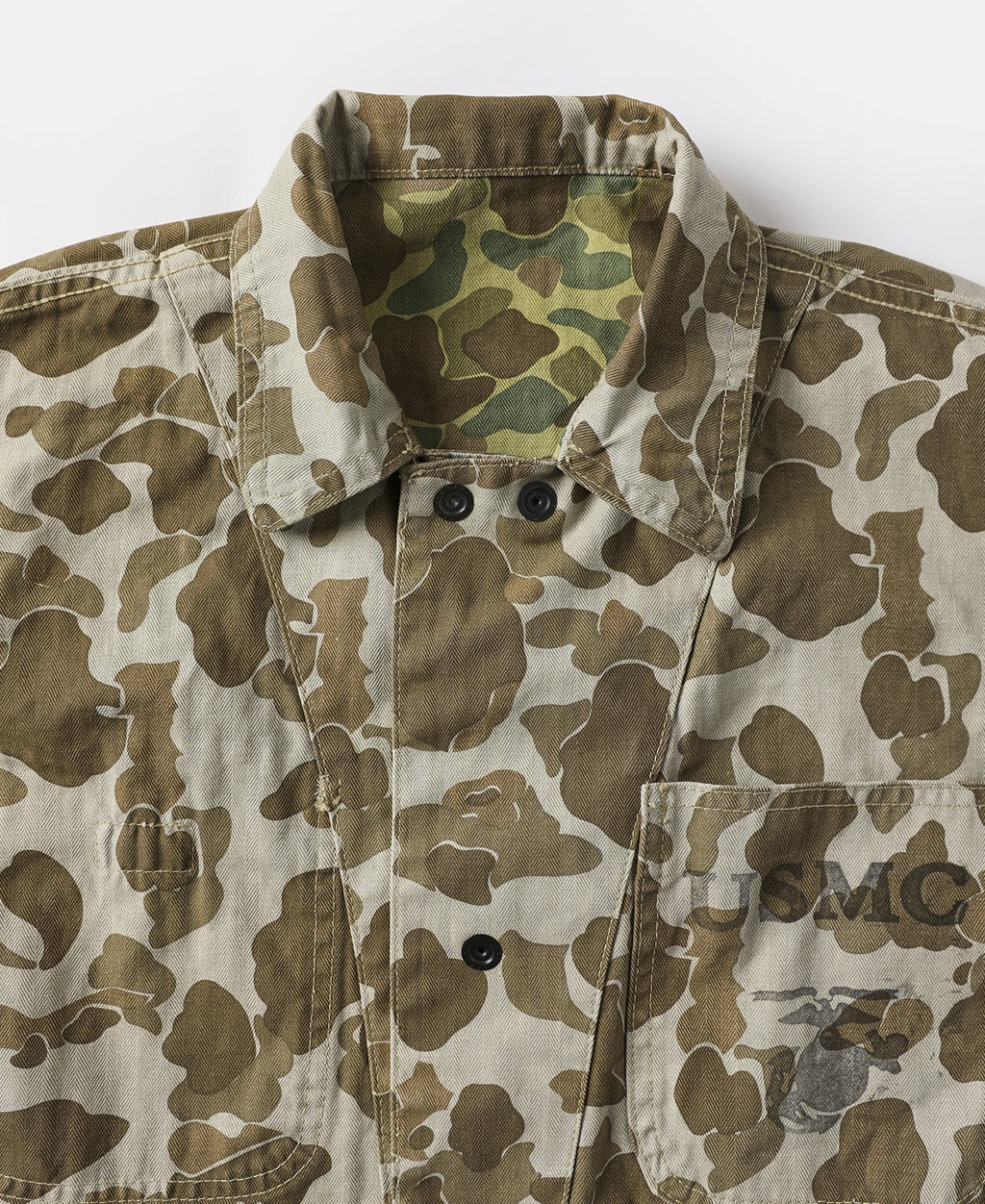 Veste militaire camouflage de chasseur de canards vintage multi-poches coupe décontractée