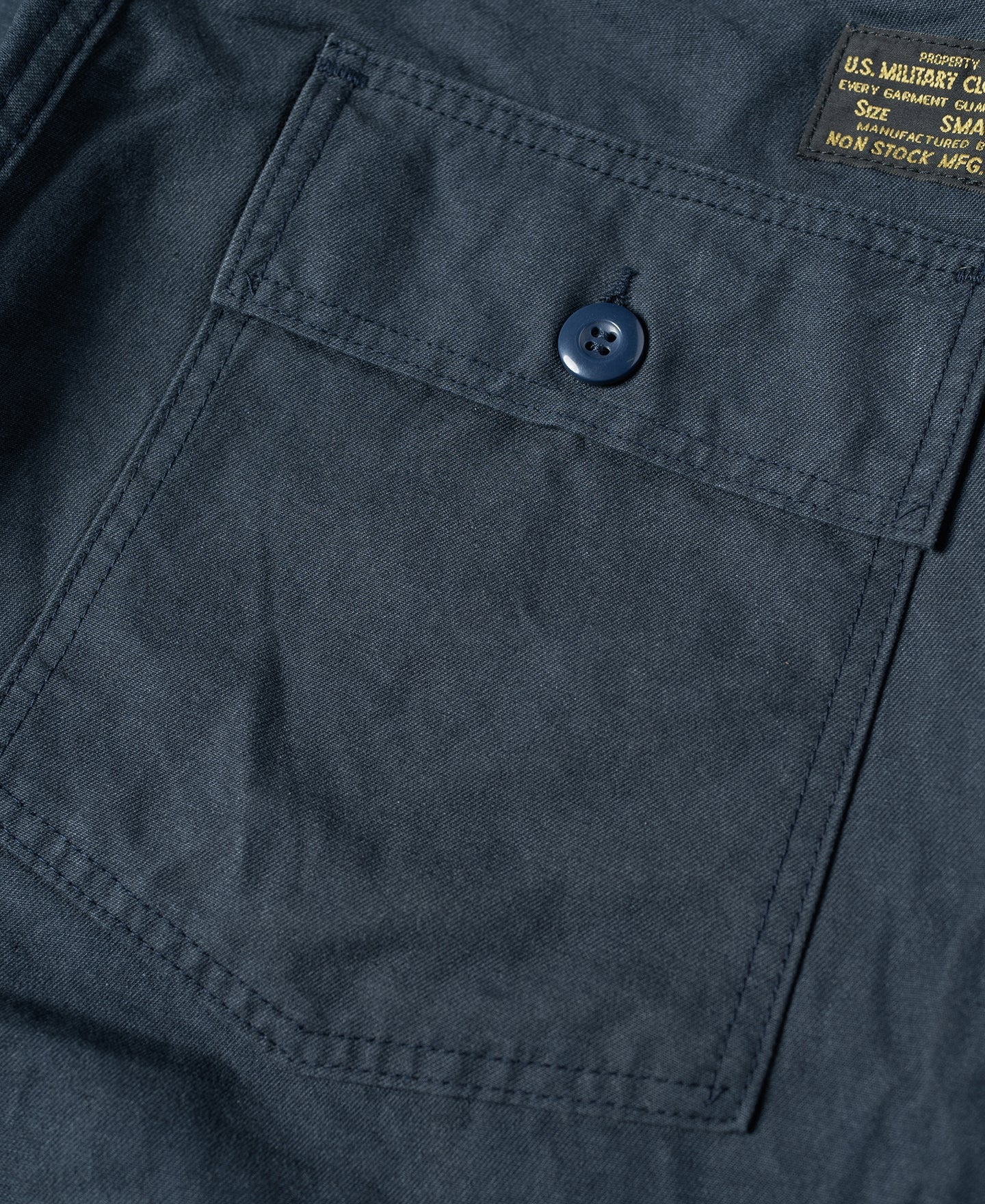 Short utilitaire en coton décontracté coupe relax pour hommes, couleur marine