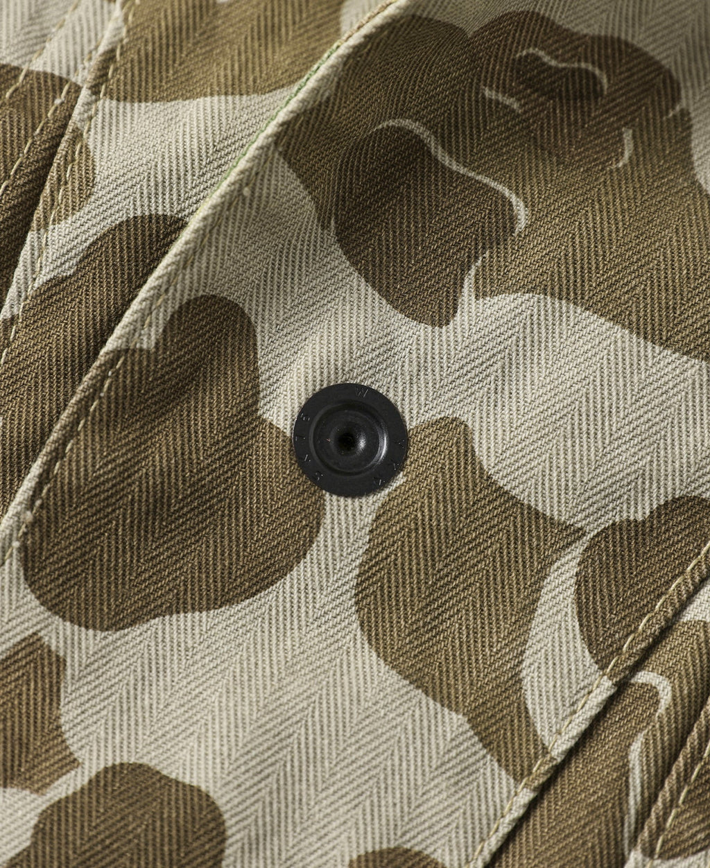 Veste militaire camouflage de chasseur de canards vintage multi-poches coupe décontractée
