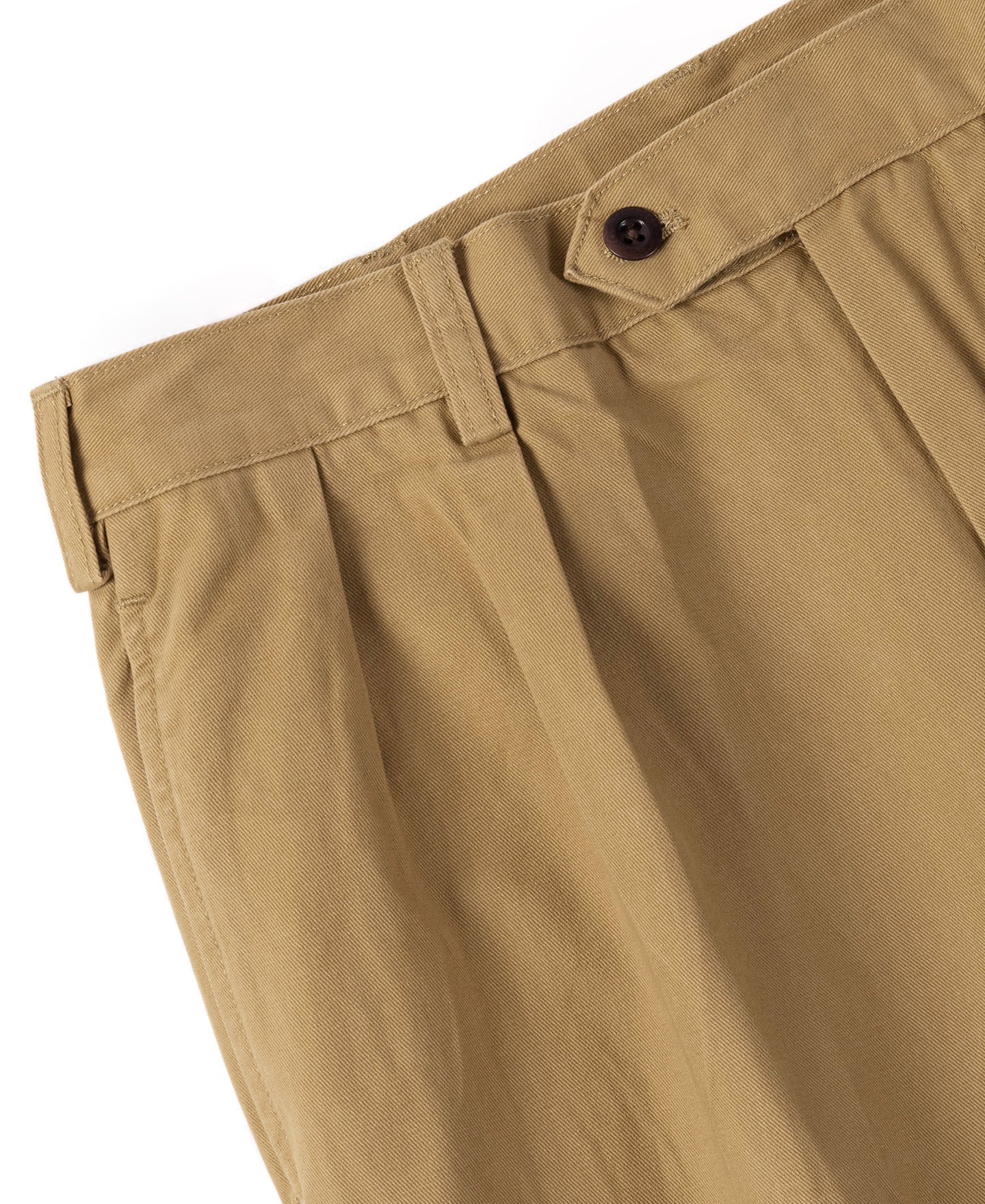 Pantalon Chino Homme Double Plis Coupe Large Style Vintage Jaune
