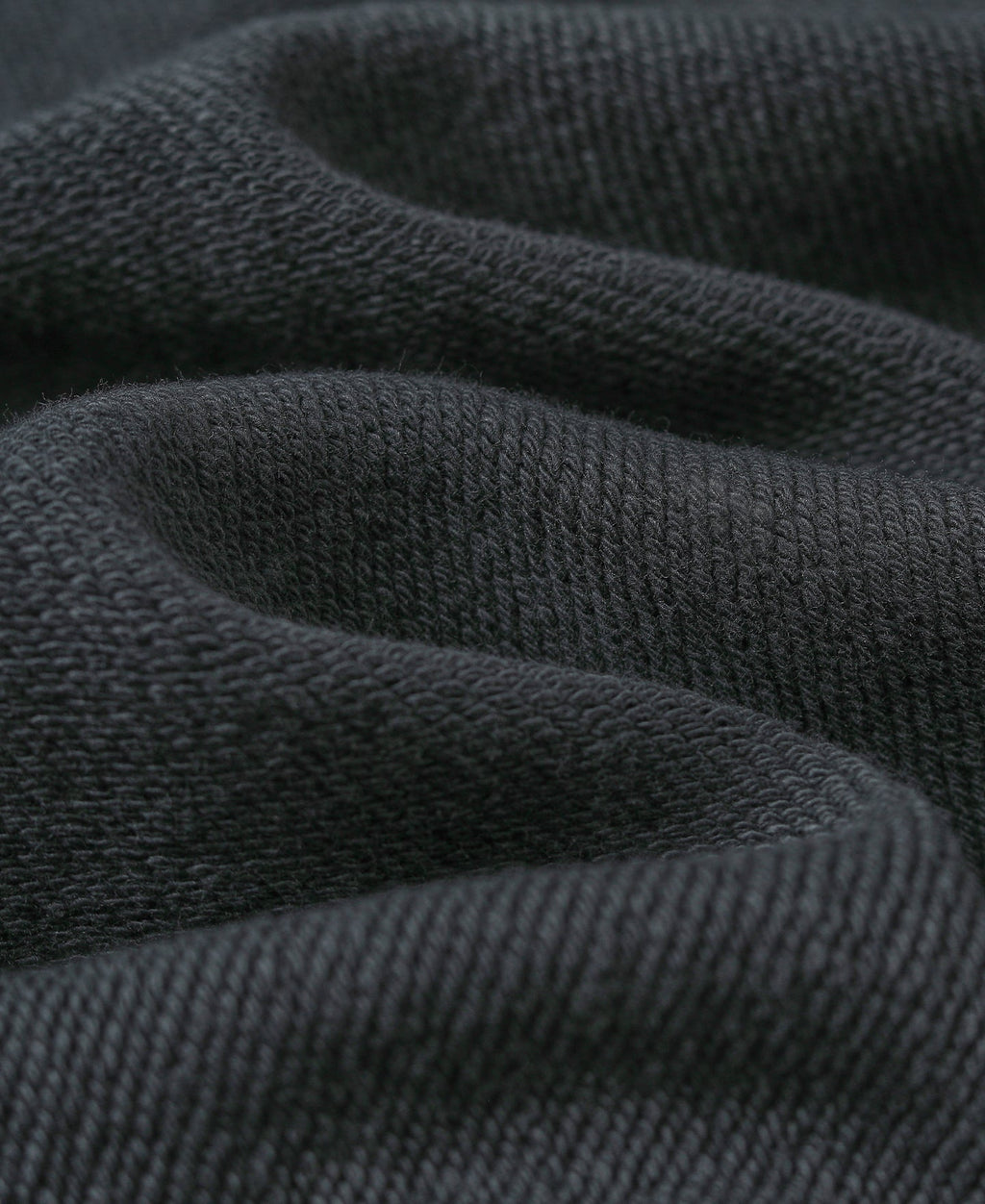 Sweat à capuche zippé en molleton éponge épais noir