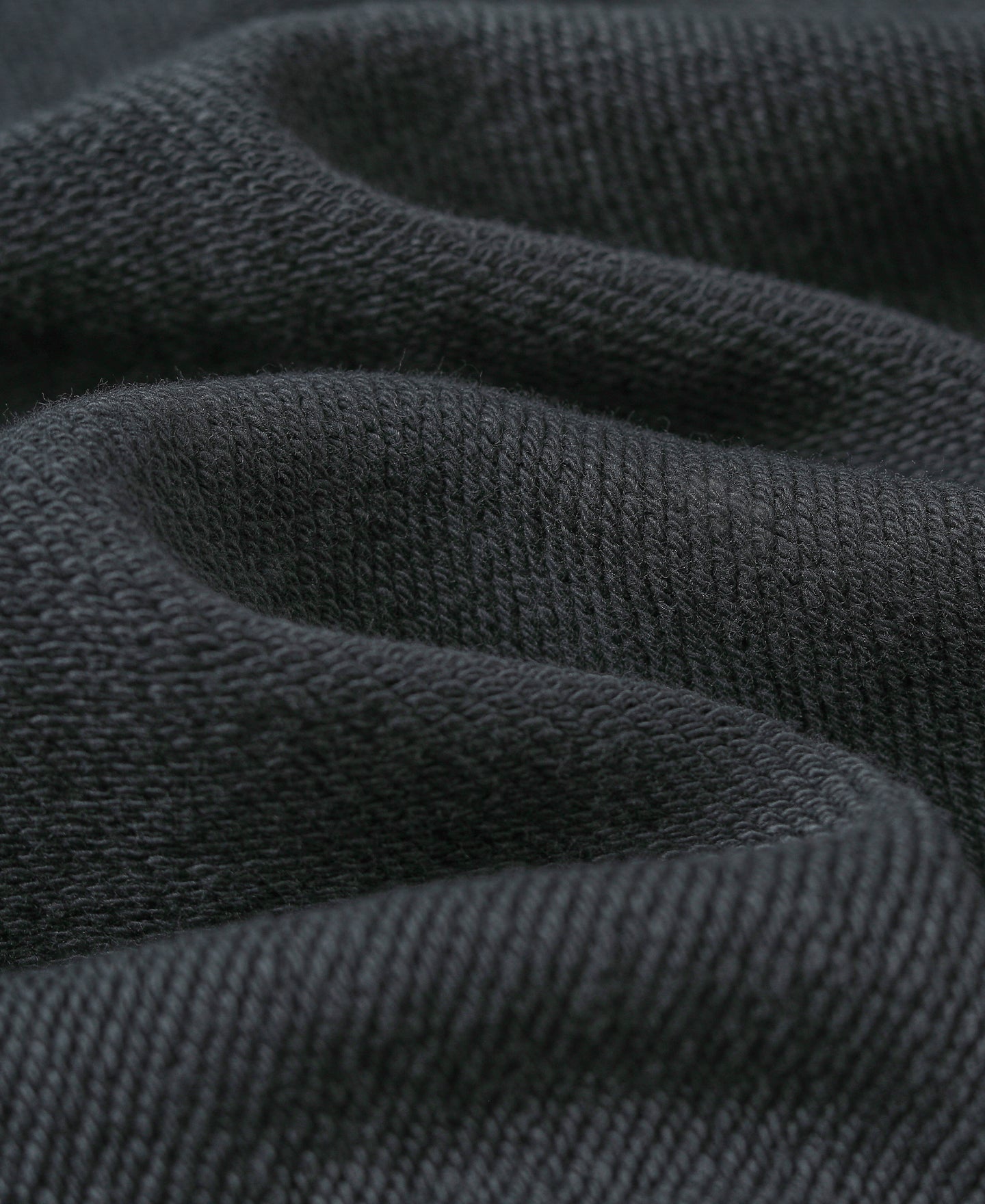 Sweat à capuche zippé en molleton éponge épais noir