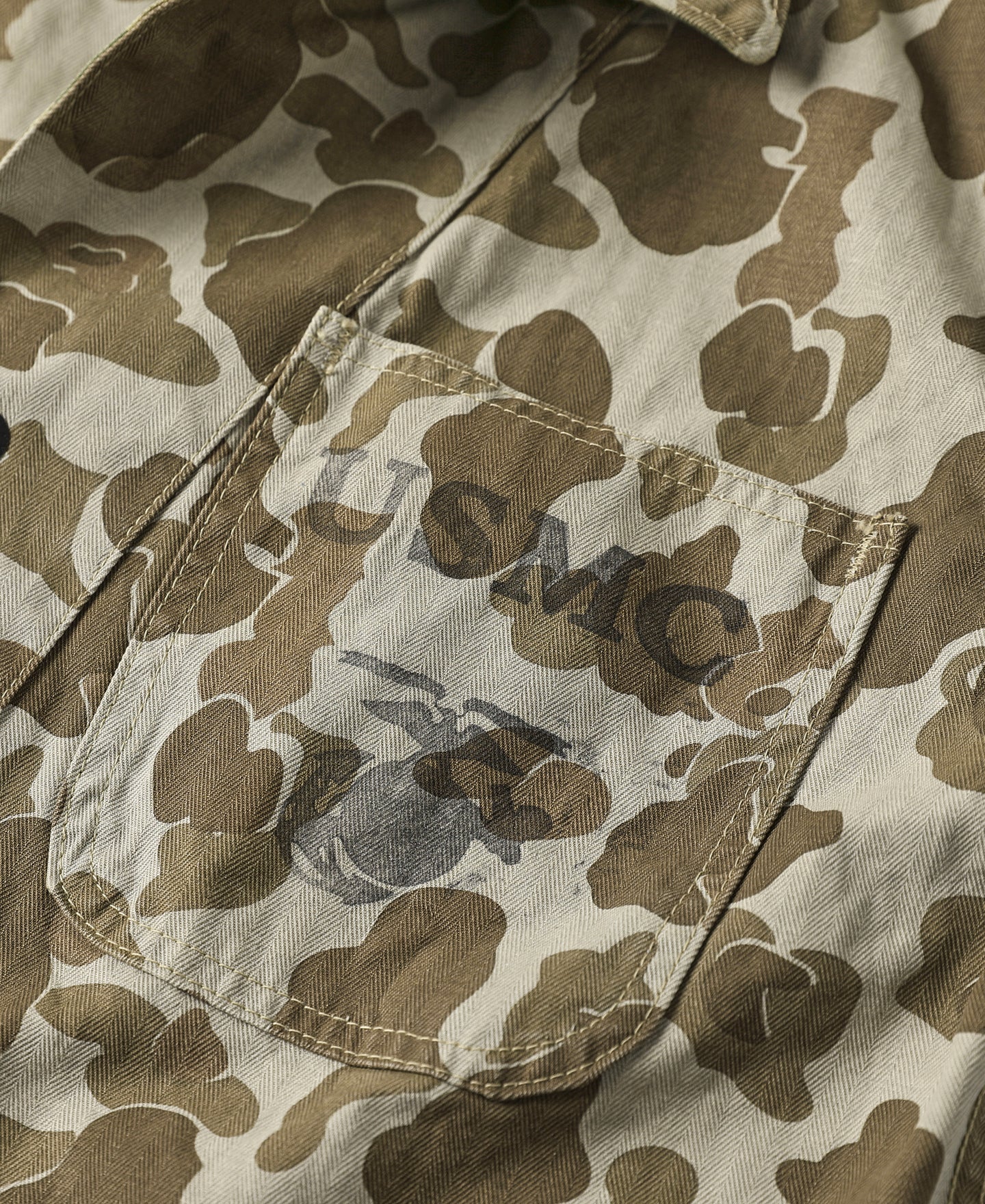 Veste militaire camouflage de chasseur de canards vintage multi-poches coupe décontractée